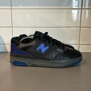 New Balance 550 Black and Purple Sneakers
